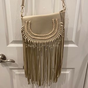 Cream Crossbody Bag